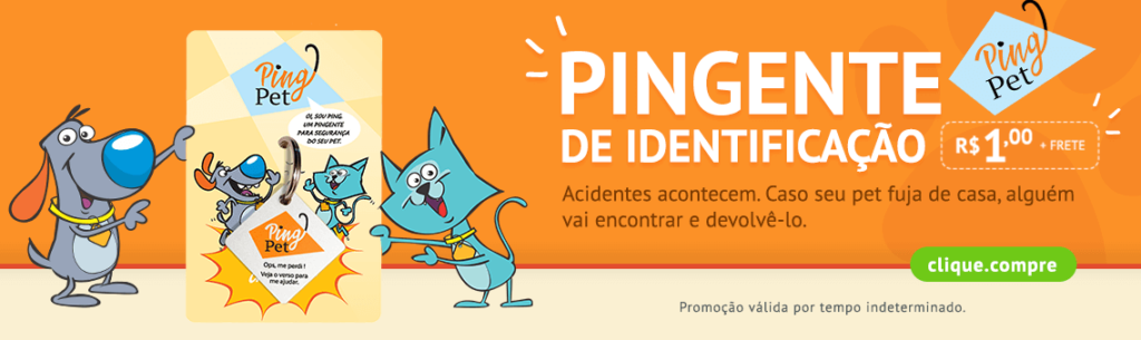 pingente de identificação PIngPet